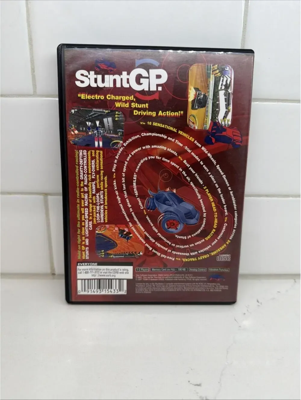 Stunt GP (PlayStation 2 PS2) Complete CIB RC Radio Control Car Racing Game Retro